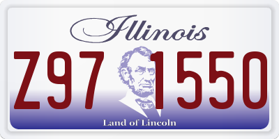 IL license plate Z971550