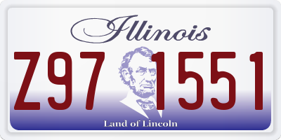 IL license plate Z971551
