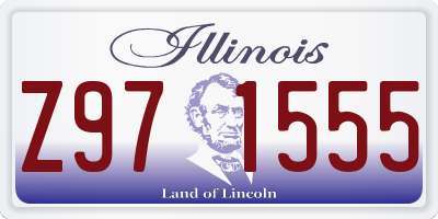 IL license plate Z971555