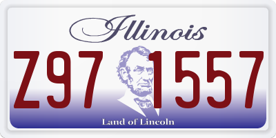 IL license plate Z971557