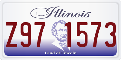 IL license plate Z971573