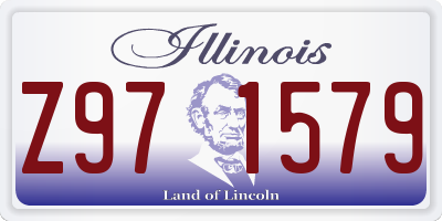 IL license plate Z971579