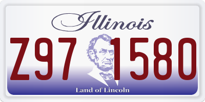 IL license plate Z971580