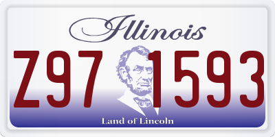 IL license plate Z971593