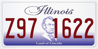 IL license plate Z971622