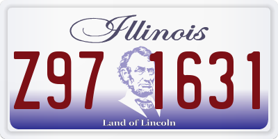 IL license plate Z971631