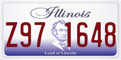 IL license plate Z971648