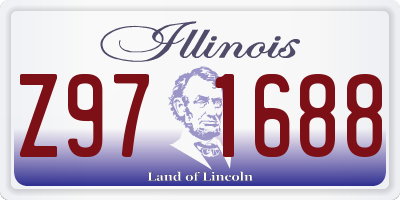 IL license plate Z971688