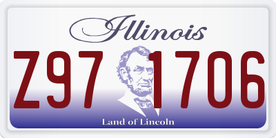IL license plate Z971706