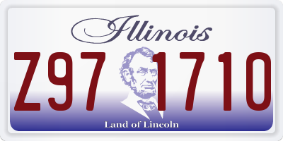 IL license plate Z971710