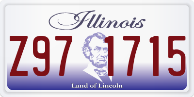 IL license plate Z971715