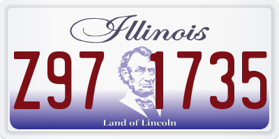 IL license plate Z971735