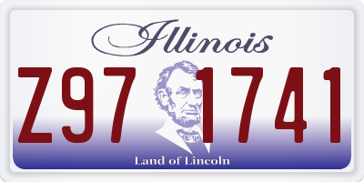 IL license plate Z971741