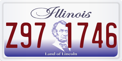 IL license plate Z971746