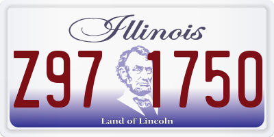IL license plate Z971750