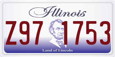 IL license plate Z971753