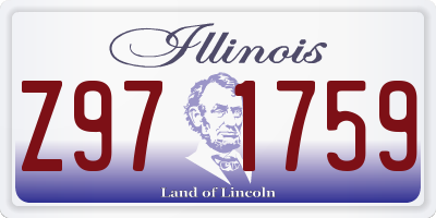 IL license plate Z971759