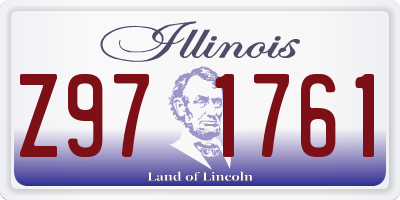 IL license plate Z971761