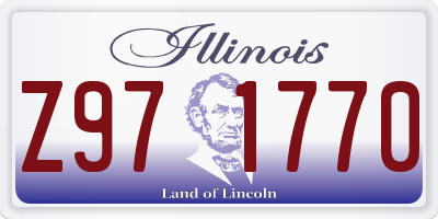 IL license plate Z971770
