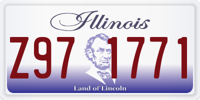 IL license plate Z971771