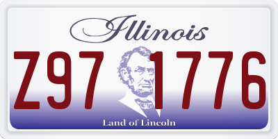 IL license plate Z971776