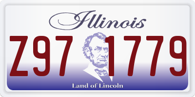 IL license plate Z971779