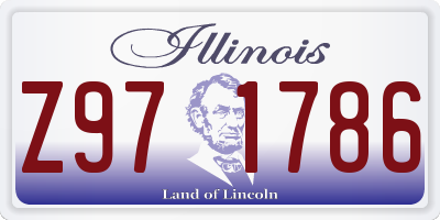 IL license plate Z971786