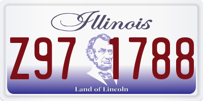 IL license plate Z971788