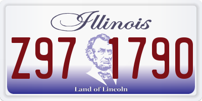 IL license plate Z971790