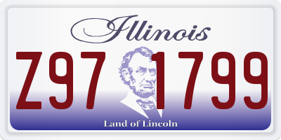 IL license plate Z971799
