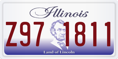 IL license plate Z971811