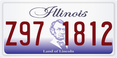 IL license plate Z971812