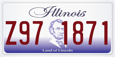 IL license plate Z971871