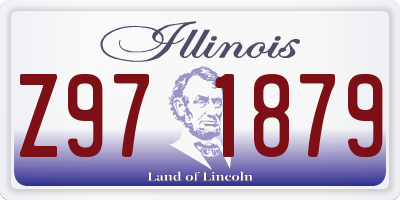 IL license plate Z971879