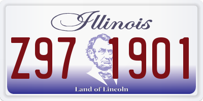 IL license plate Z971901