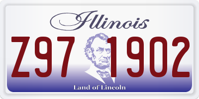 IL license plate Z971902