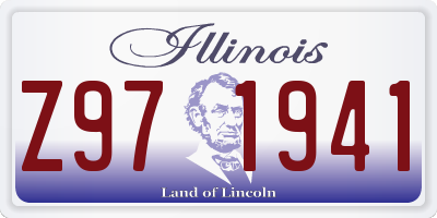 IL license plate Z971941