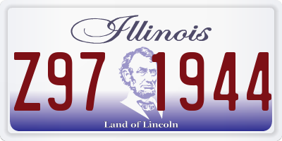 IL license plate Z971944