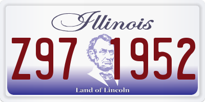 IL license plate Z971952