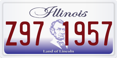 IL license plate Z971957