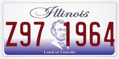 IL license plate Z971964