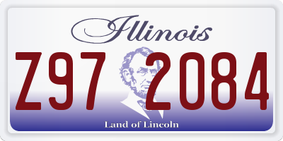 IL license plate Z972084