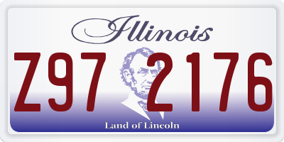 IL license plate Z972176