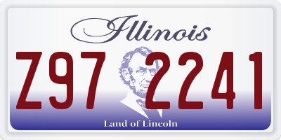 IL license plate Z972241