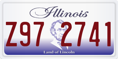 IL license plate Z972741