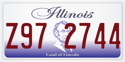 IL license plate Z972744