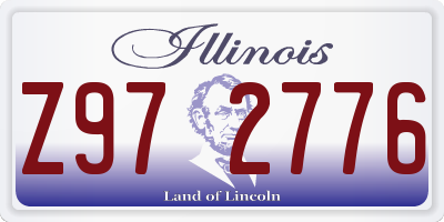 IL license plate Z972776