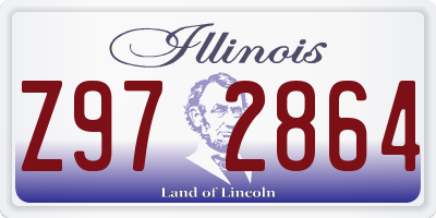 IL license plate Z972864