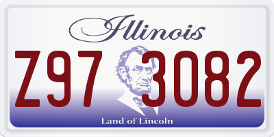 IL license plate Z973082