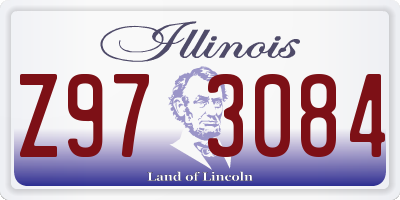 IL license plate Z973084